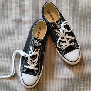 CONVERSE men's 8/ women's 10 black